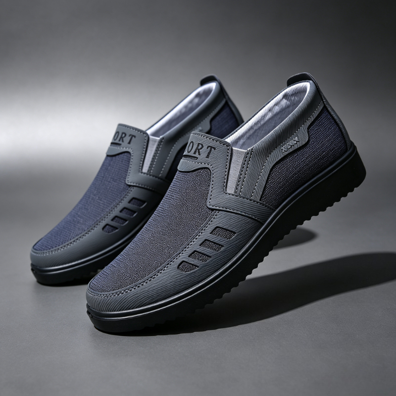 Espadrille Slip On - Erkekler İçin Bağcıksız Kanvas Loafer'lar Nefes