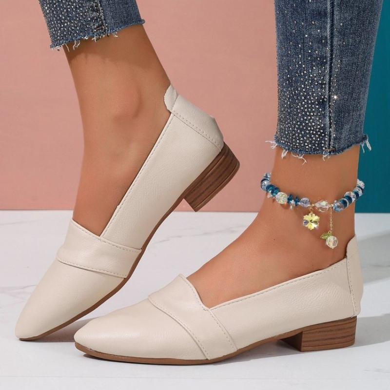Kadınlar İçin Düz Renk, Sivri  - Casual Sandal Leather incelemesi ve fiyatı