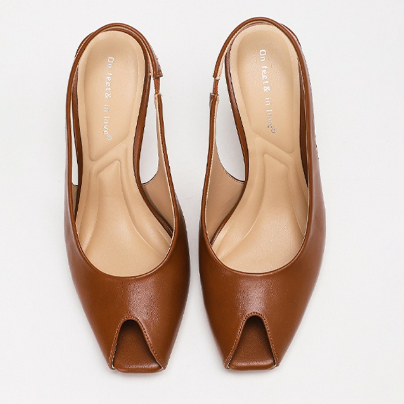 Seksi Slingback Yüksek Topuklu - Casual Sandal Leather incelemesi ve fiyatı