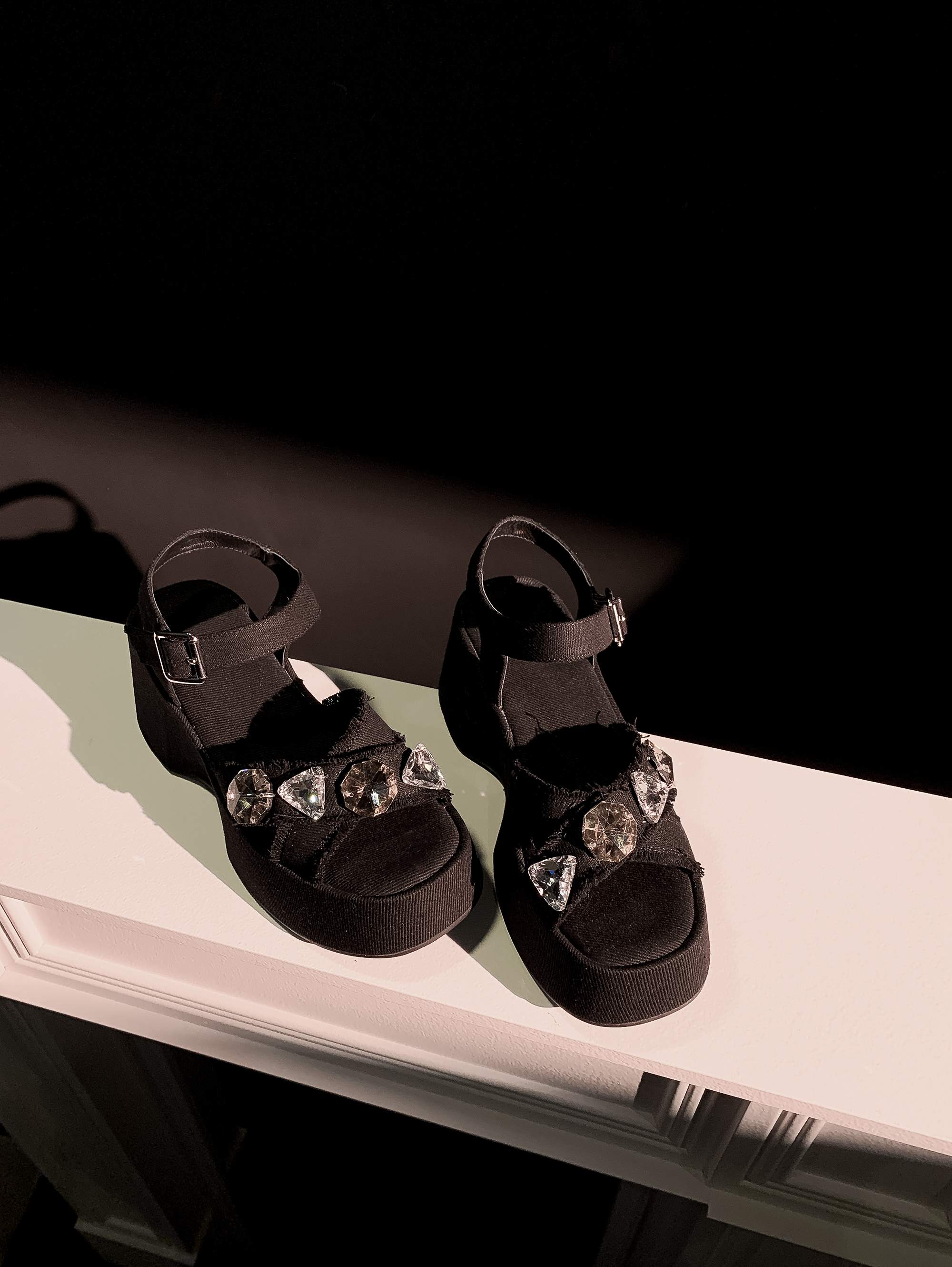Krazing Pot Denim Peep Toe Pla - Casual Sandal Leather incelemesi ve fiyatı