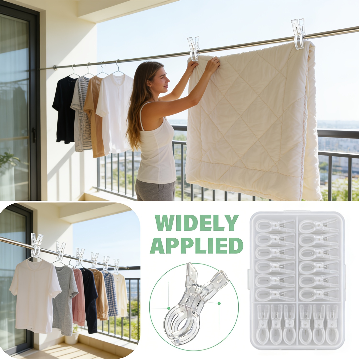 10 adet şeffaf büyük mandal, p - Beach Towel Large incelemesi ve fiyatı